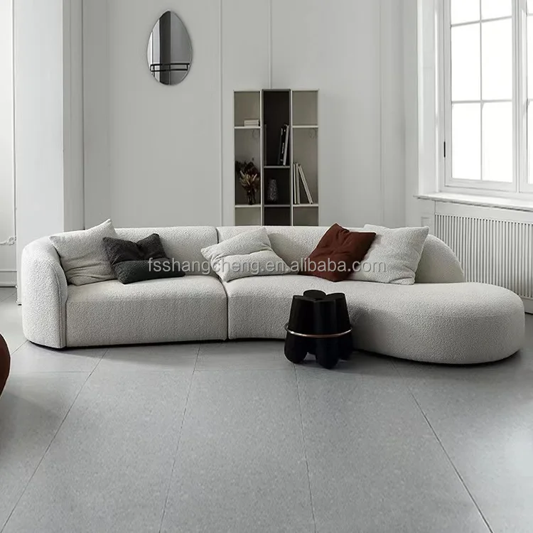 Modern Simple Design Round Curved Sofa Buy Round Sofa,Curved Sofa