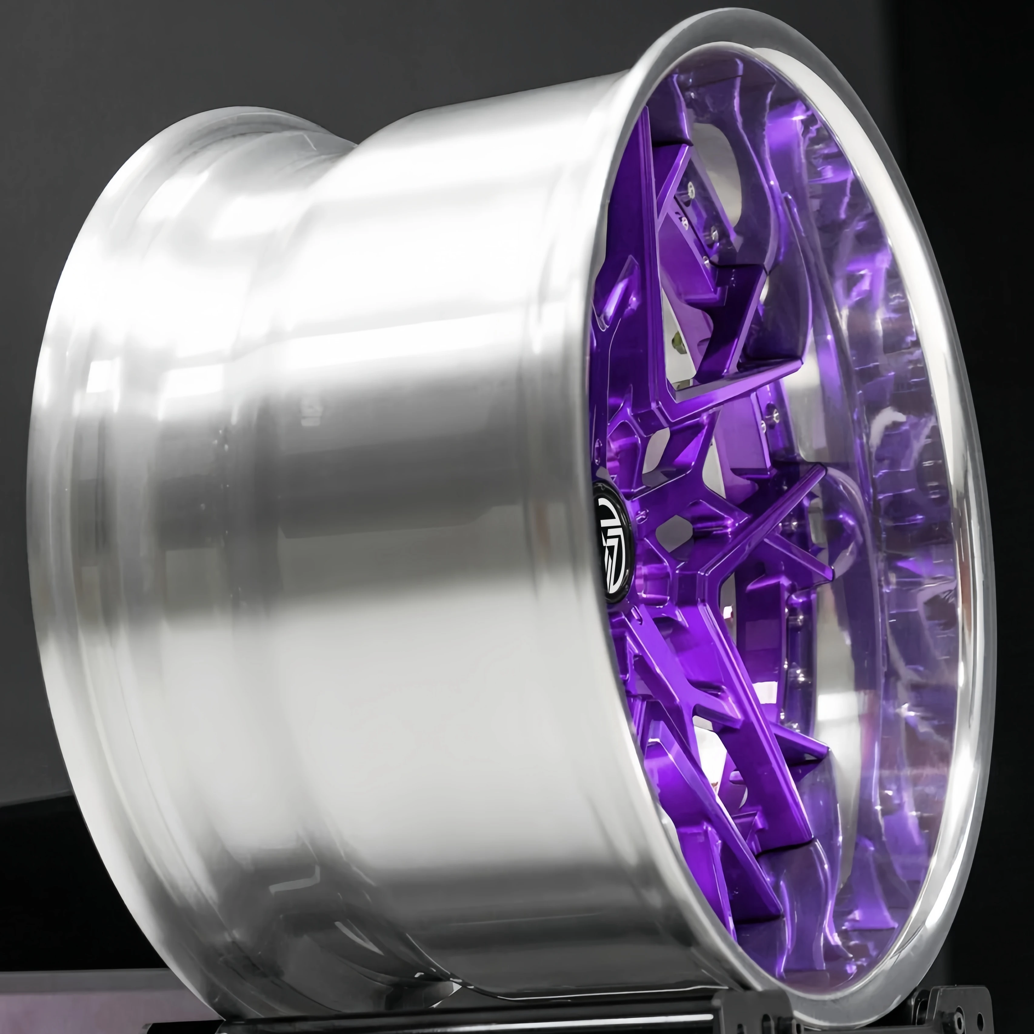 XINL Brushed Deep Concave Sliver Color 2-piece Forged Wheels Customer Color 5x114.3 18 19 20 21 22inch for Racing Car - Image 6