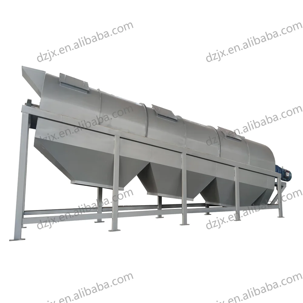 DZJX Rotary Screens Sieve for Compost/composteur Rotatif Vibrating Screen Sieving Machine/mini Trommel Black Solid Fly Drum