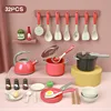 32-piece kitchen toy set (red)