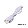 Random inspection of 20cm white 2-core copper-clad steel Type-C