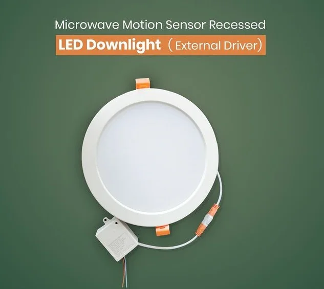 Indoor 20cm Cutout Size 18w 8inch Led Recessed Downlight With External