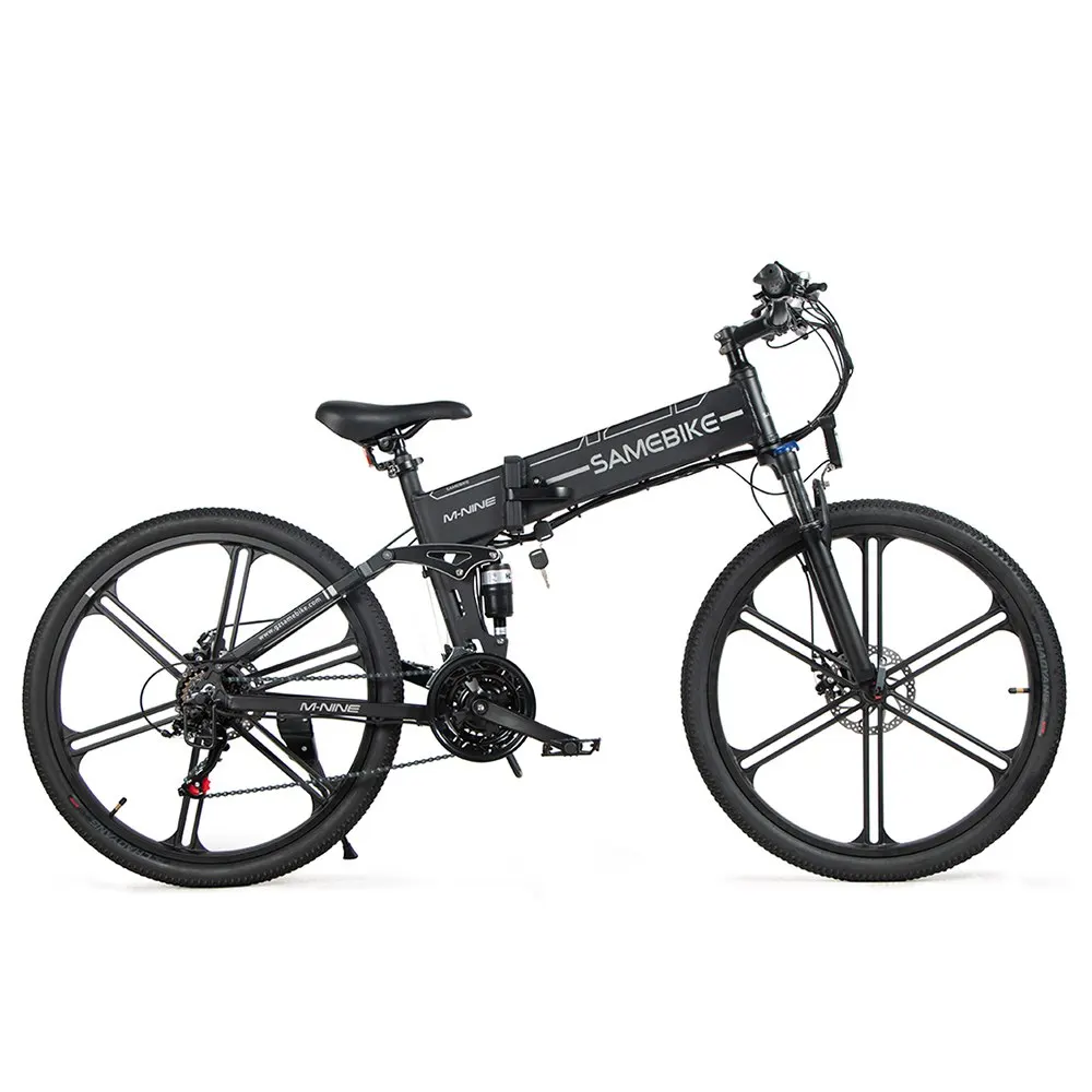 Samebike lO26-II E-Bike Offroad-Rennrad für Erwachsene 500W 26 Zoll faltbares E-Bike mit einteiligem Reifen