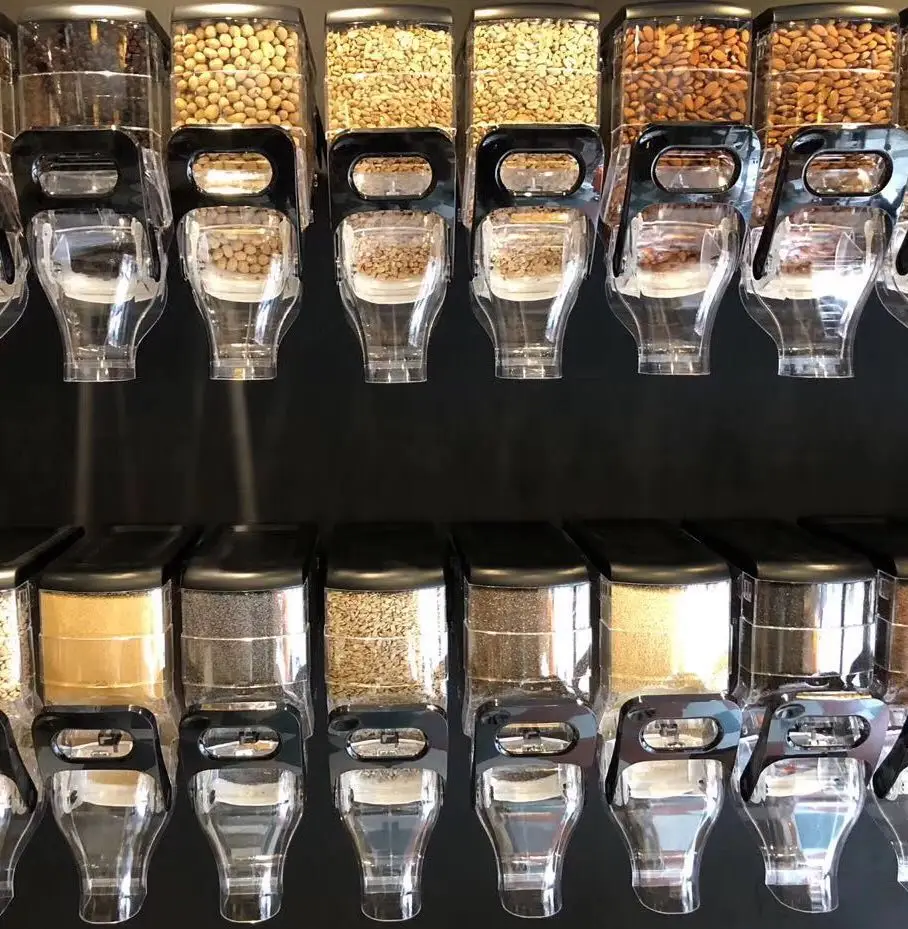 【使用期間1年】量り売り什器　8Lグラビティビン　重力式ディスペンサー 使用期間1年】量り売り什器 8Lグラビティビン 重力式