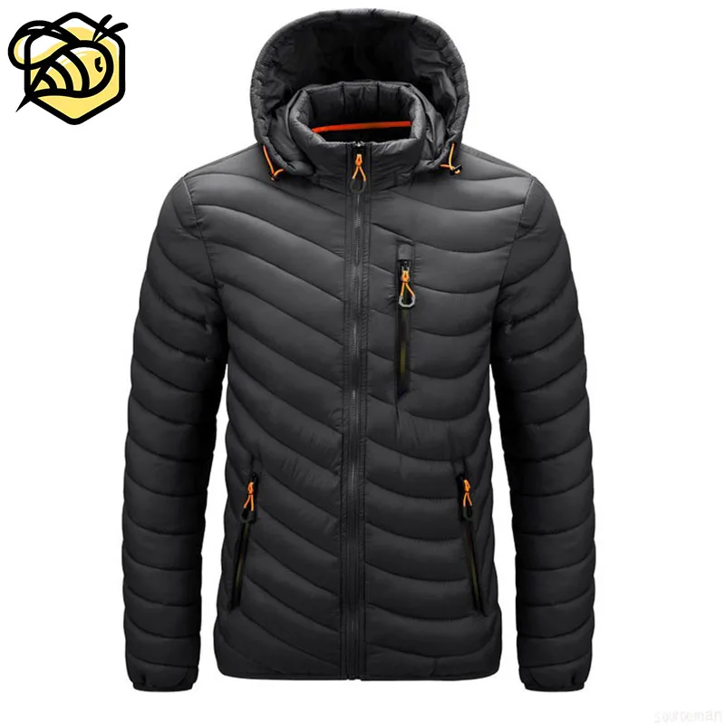 2022 Winter Waterproof Quilted Bubble Jacket Men Coat Erkek Cocuk Kislik  Sisme Mont Kaban Modelleri Plus Size Men'S Puff Jackets