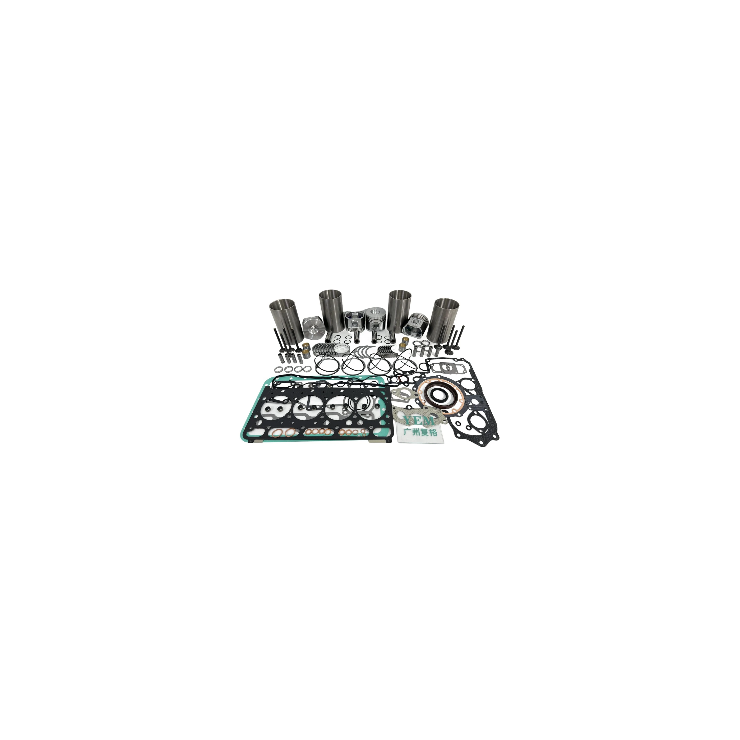 Repair Kit With Full Gasket Set Cylinder Piston Rings Liner Bearing Valves Fits for Kubota Z750 Aftermarket Engine Parts