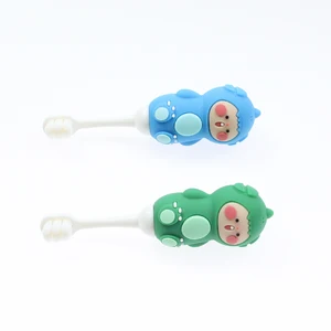 3D Cute Kids Tooth Brush Baby Lovely Small Baby Character Premium Toothbrush ultra Thin Bristles 10000