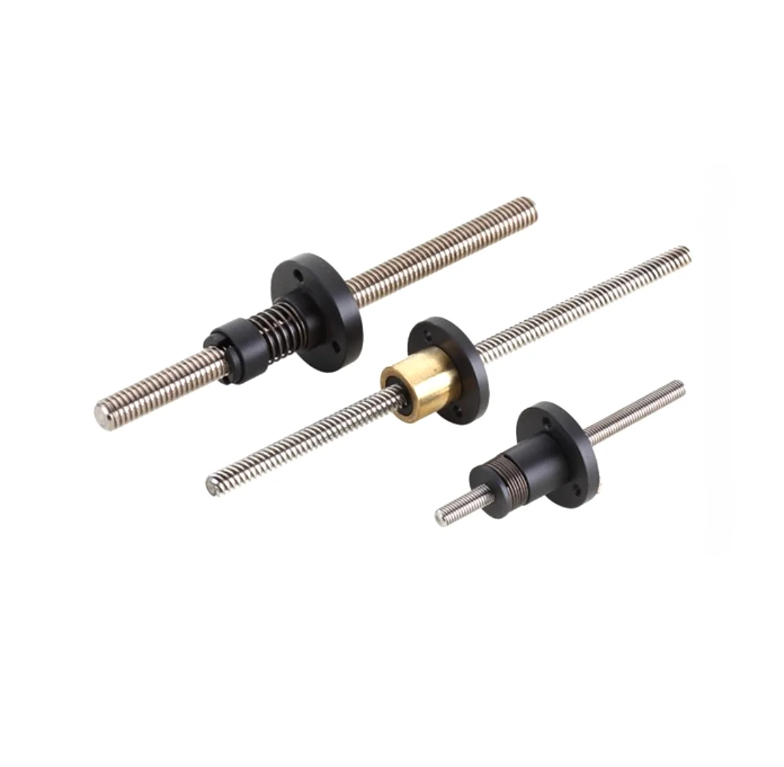 T6 Brass POM Anti-backlash Nut Diameter 6mm Leadscrew T6x1 T6x1.5 T6x2 T6x3 T6x4 T6x5 T6x6 Precision Miniature Lead Screw