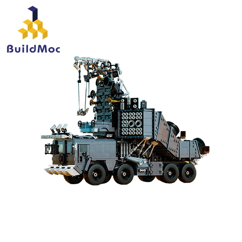 Buildmoc Mad Max Fury Road Man Kat I A1 (8x8) Doof Wagon Vehicle Building  Block Electric Bricks Car Toy - Buy 