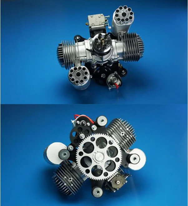 DLE170 DLE 170M Paramotor Engine Paragliding Engine 17.5HP/7500rpm Electric Start Version