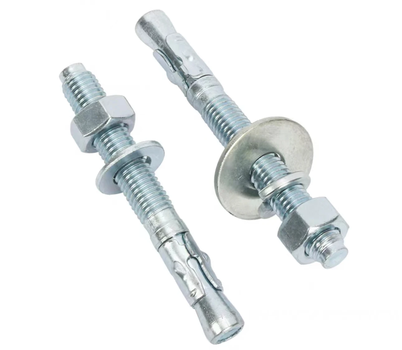 Expansion Anchor Bolts and nuts wedge undercut anchor through bolt Zinc ...