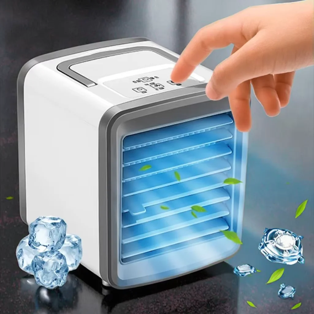 Portable 300ml Household Living Room Refreshing Electric Liquid Cooling Fan  Low Mobile Air Cooler Fan for Car Outdoor Use China