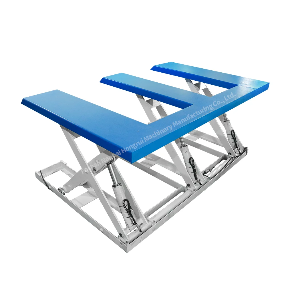 Foot Pedal Control with RollersHydraulic Lift Table Smooth Lifting  for Heavy Wood Panel Handling