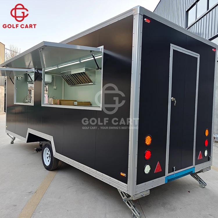 Oem Coffee Kiosk Snack Pizza Bbq Food Truck Hot Dog Ice Cream Cart