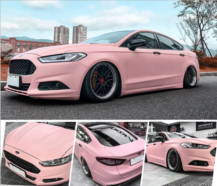 Annhao Matte Metallic Chrome Color Changing Auto Vinil Sticker Film Vinyl Wrapping Foil Paper Car Vinyl Wrap for Vehicle