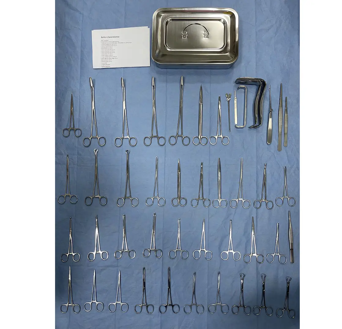 Laparotomy Tool Set Surgical Instruments Box Buy Surgical Instruments