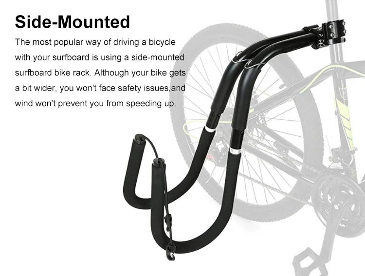Adjustable Surf Board Rack Can Be Mounted On Bikes Rack For Surfboard