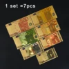 Euro colorido 7 piezas