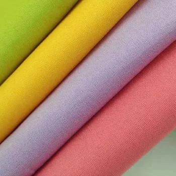 wholesale designer spandex fabric 4way stretch elastic plain fabric