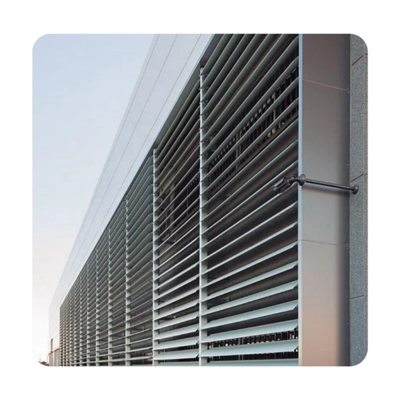 IP65 Level Motor, Electrically Adjustable Aluminum Louver