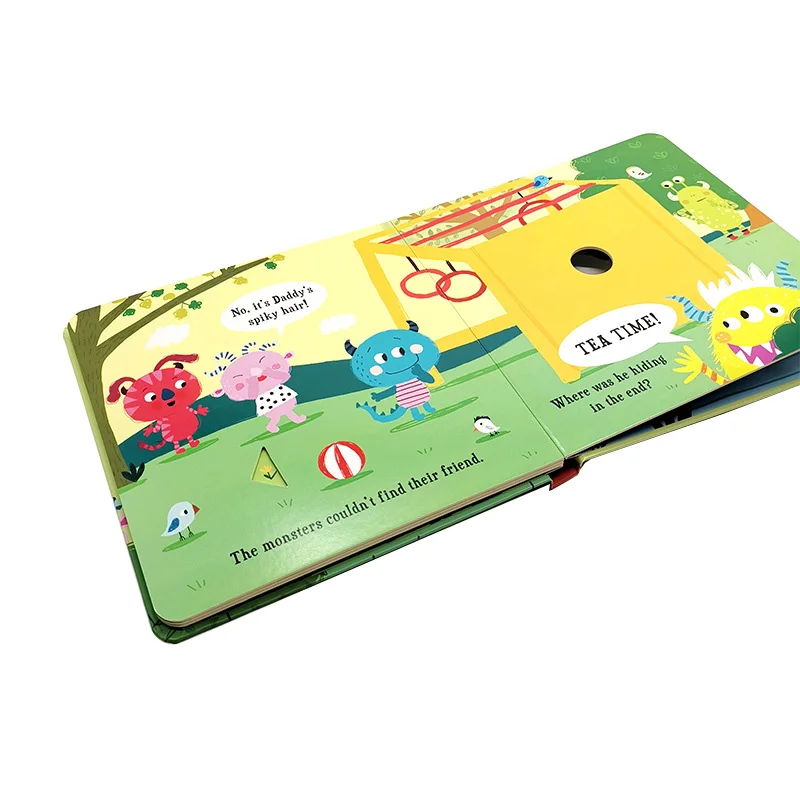 Factory Custom Hardcover Children's Book Printing Services Using Quality Cardboard Kraft Paper Corrugated Board Duplex Board supplier