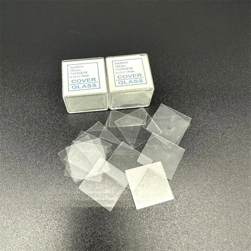 Coverslip Cover Glass Microscope Slides 18*18 - Buy Coverslip slide ...