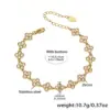 clear zircon bracelet