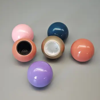 Wholesale High Quality 15mm Spherical Perfume Lid Caps Plastic Aluminium Cosmetic Bottles Cup Cover Packaging Pump Type Seal