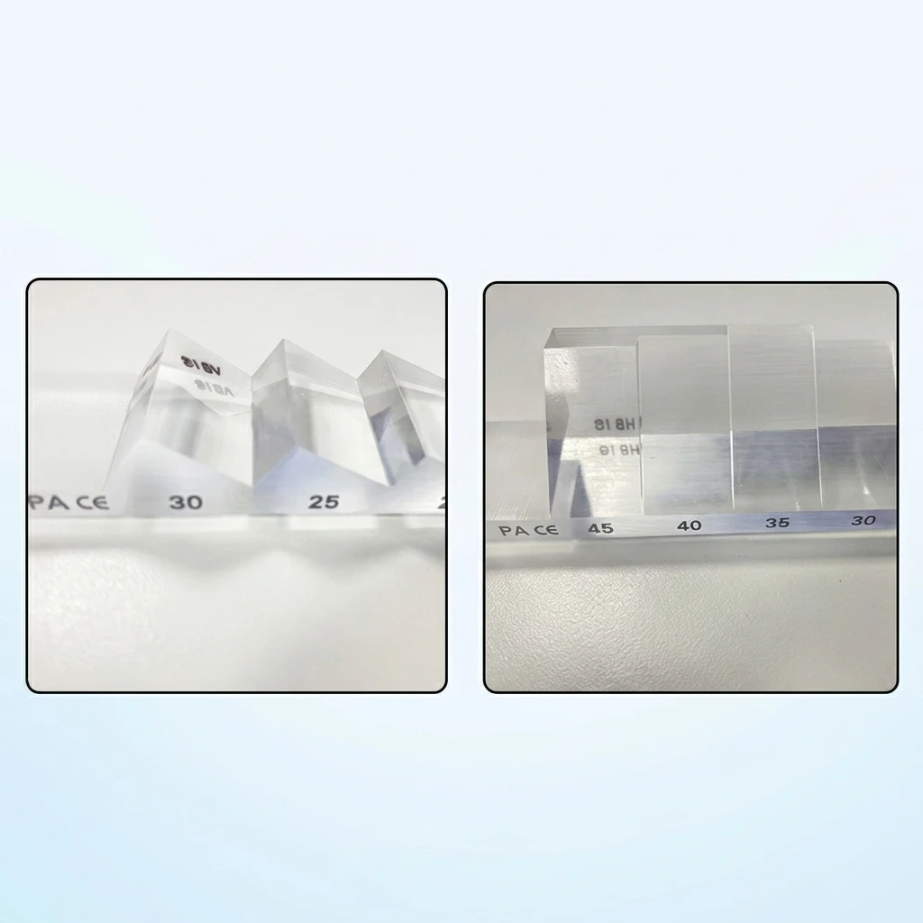 Optical Instrument Horizontal Vertical Triangular Prism Bar Set VB-15+HB-16 with 18-Month Warranty Packed in Aluminium Case