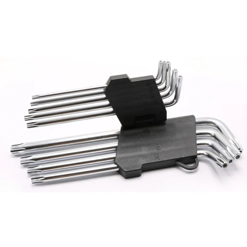 Factory Price Multifunctional Torx Wrench Keys Set Torx T6 T7 T8 T9 T10 T15 T20 T25 T27