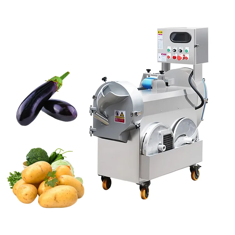 Large Output Vegetable Cutter Cutting Machine Multifunction Cabbage Lettuce Fruit Slice Shredder Cutter
