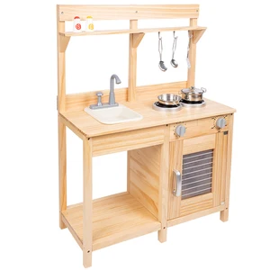 2026 New Products Factory Direct Sale Colorful Nordic Wooden Water Kitchen Toys Pretend Play Preschool for Kids Boys Girls