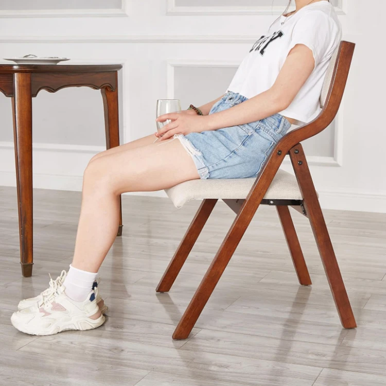 Folding dining chair modern luxury restaurant chairs coffee chair