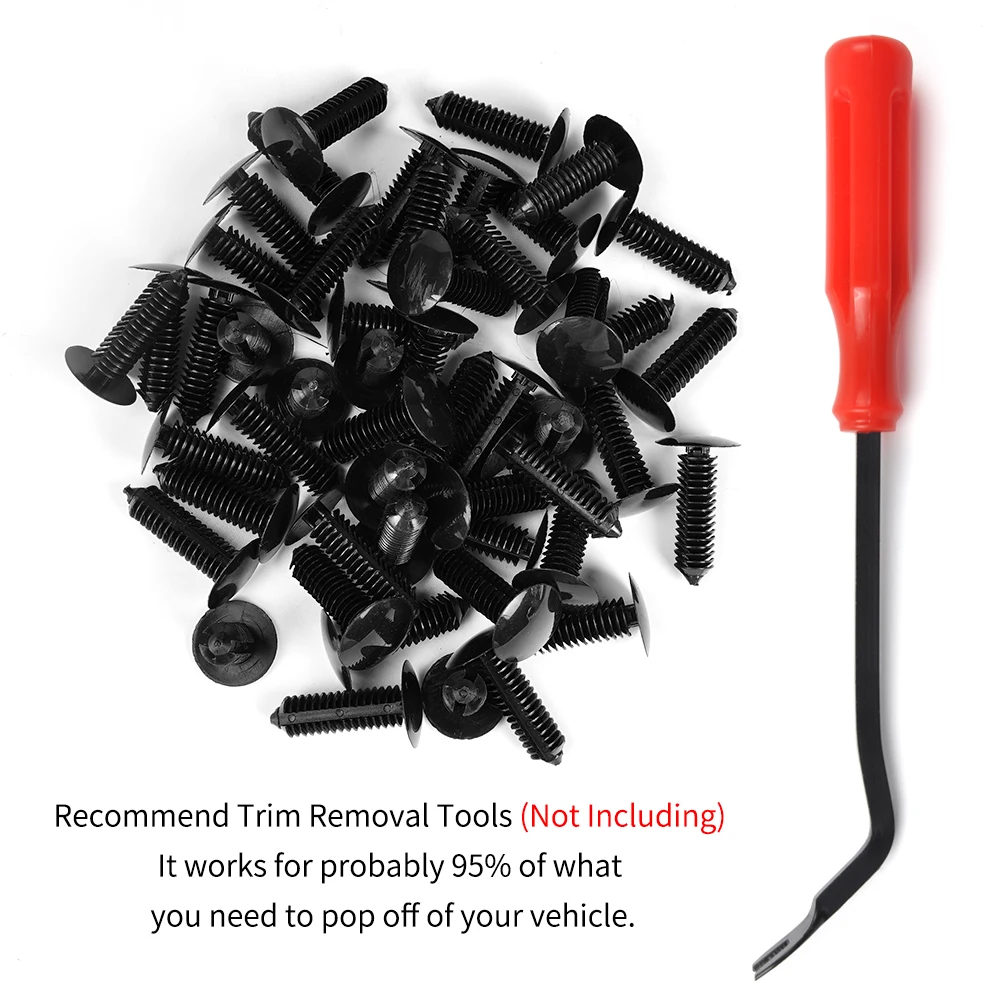 Qgz167 Car Door Panel Trim Fender Bumper Nylon Plastic Clip Auto