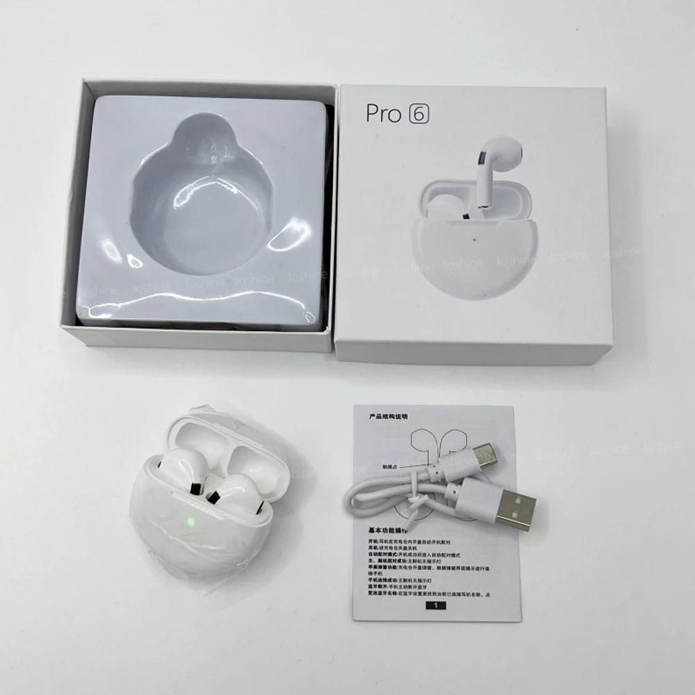 Pro6 Hifi Stereo Earphones Earpiece Sound Noise Cancelling Pro 6 5 4
