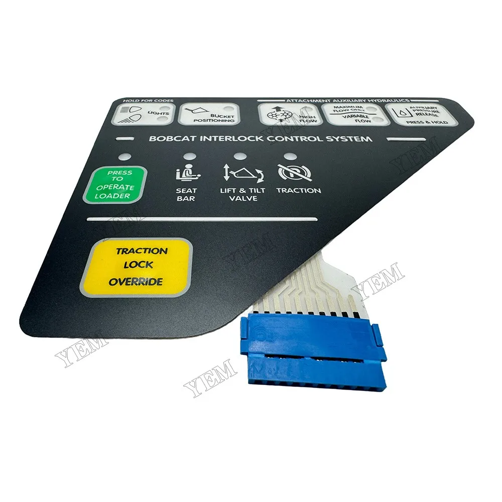 Left Instrument Panel Button Panel 6675982 Suitable for Bobcat Replaces Engine Parts 6