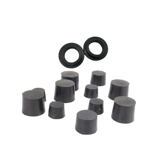 Custom T-Shape Dustproof Waterproof Rubber Stopper End Cap Plug Different Dimensions Moulding Processing Cutting Service Sealing