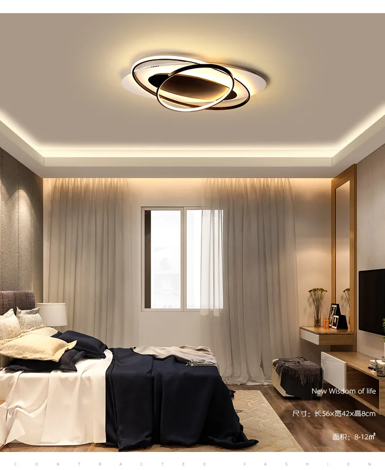 MEEROSEE Led Light Ceiling   Living Room Light Room Led Bedroom MD87177