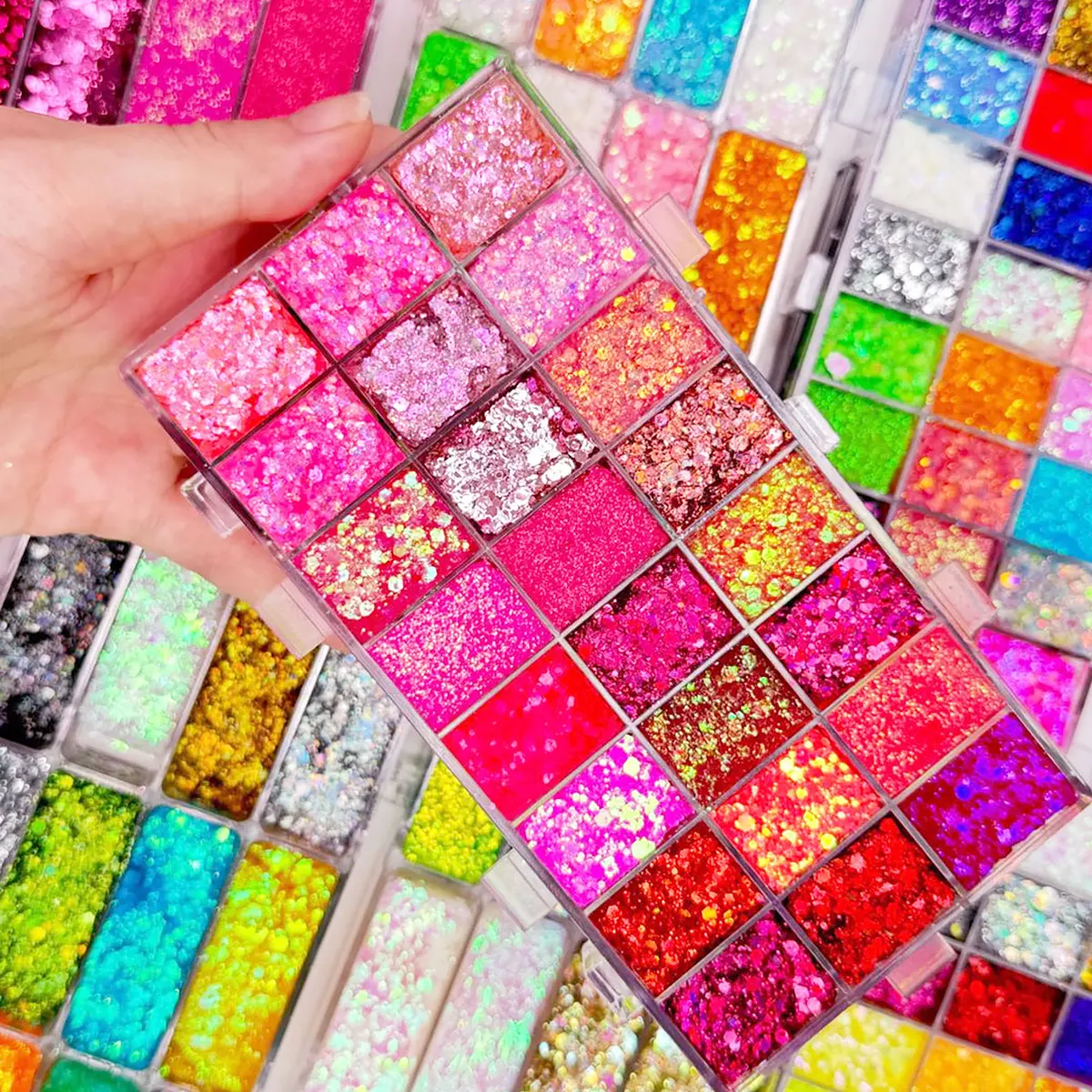 Loose Glitter Makeup Vegan Eyeshadow Gel - Custom Palettes