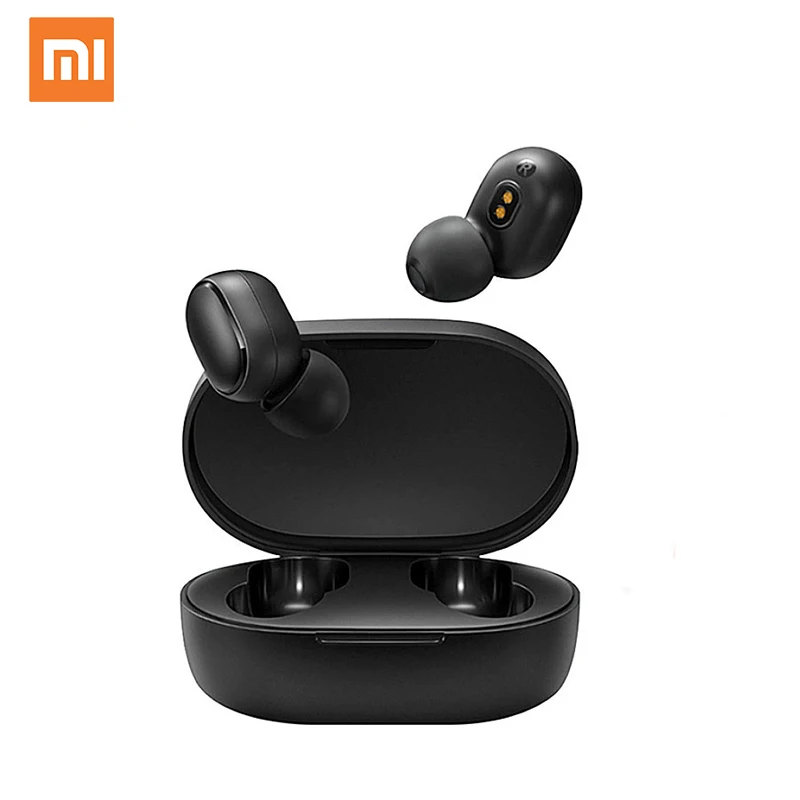 
Беспроводные наушники Xiaomi Mi True Basic 2 с беспроводной зарядкой TWS Redmi Airdots 2 в ухо стерео бас Xiaomi наушники 
