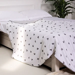 AB Version Printed Cooling Comforter Blanket Breathable Quilt OEKO-TEX Certified Hypoallergenic for Hot Sleepers Home Hotel Use