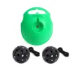 Green base with 2 black balls