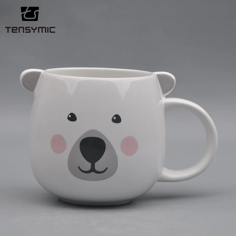 Best Quality Single Wall Cute 3d Bear Shape Ceramic Animal Shaped Mugs -  Buy Ceramic Animal Shaped Mugs,Animals 3d Mugs,Cute Animal Mug Product on  