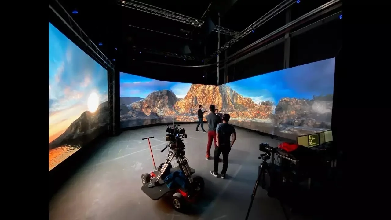 3D Immersive Project Virtual Production HDR Filming Studio Led Video Wall