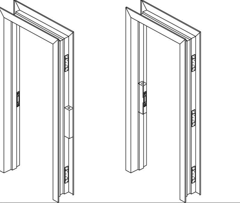 drywall metal door frame making machine
