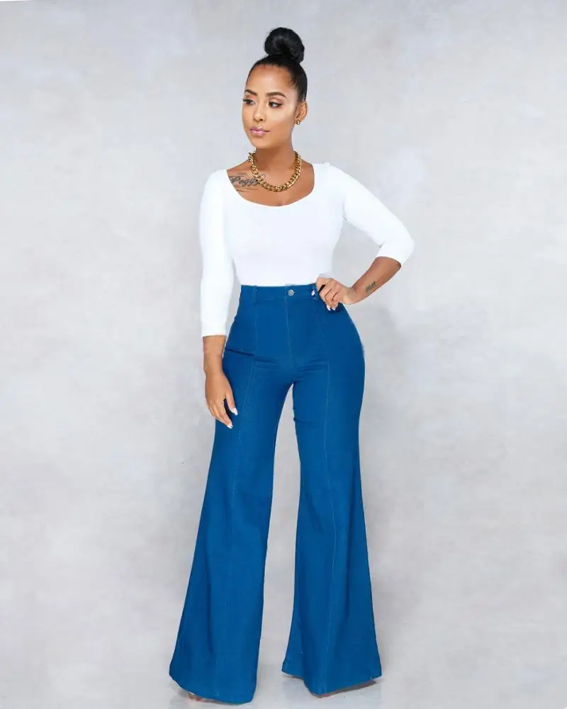 6059 Usa Loose Pants Brief Jeans Bell 
