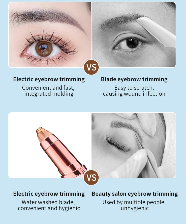 Cxm2 Electric Women's Eyebrow Razor Electric Eyebrow Trimmer Painless