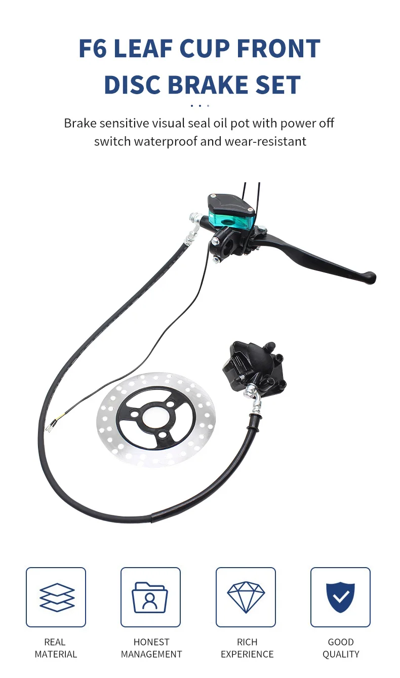 Front Wheel Hydraulic Caliper Assembly Disc Brake System Kit 180mm For Motorcycle Buy