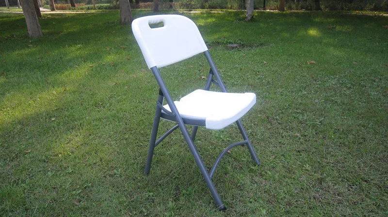 Modern Style Plastic Folding Chairs and Tables Lightweight Steel Frame Garden and Beach Leisure Furniture