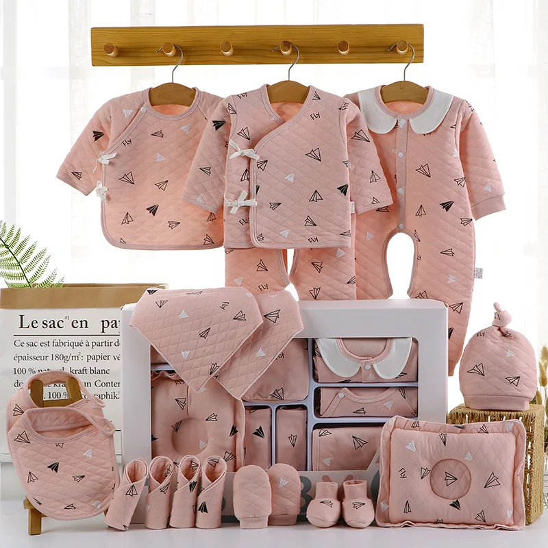 Wholesale 15pcs 18pcs 20pcs Solid Newborn Baby Birth Gift Set Baby